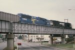 CR 6707 is the trailing unit on a unit coal train